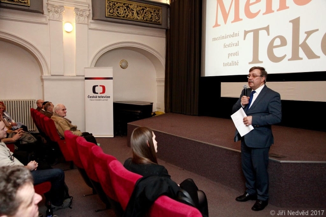 Mene Tekel 2017 — lotyšský večer, velvyslanec A. Sarkanis Mene Tekel 2017